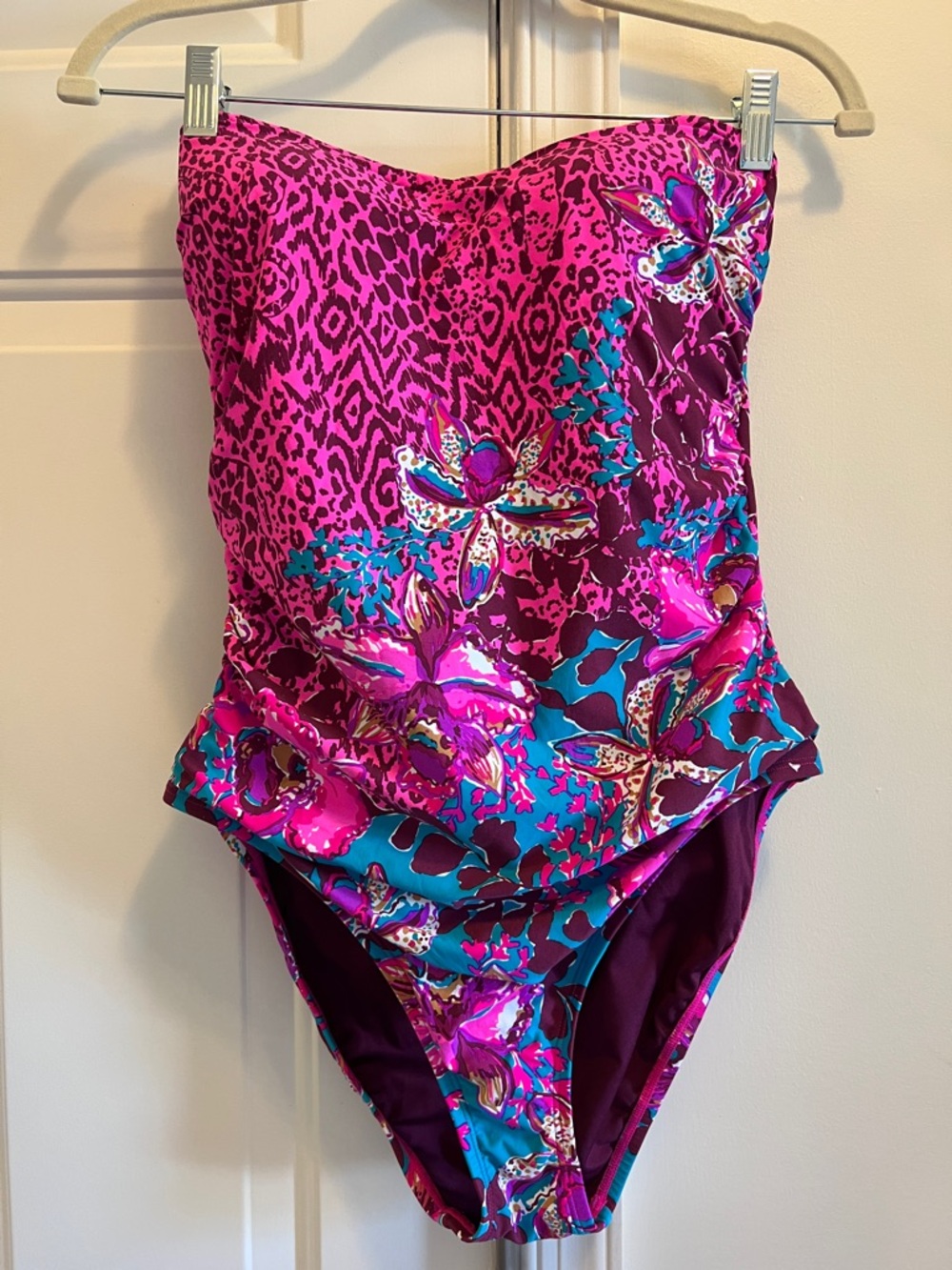 Lilly Pulitzer size 10 Ginnie one piece suit in Orchard you not